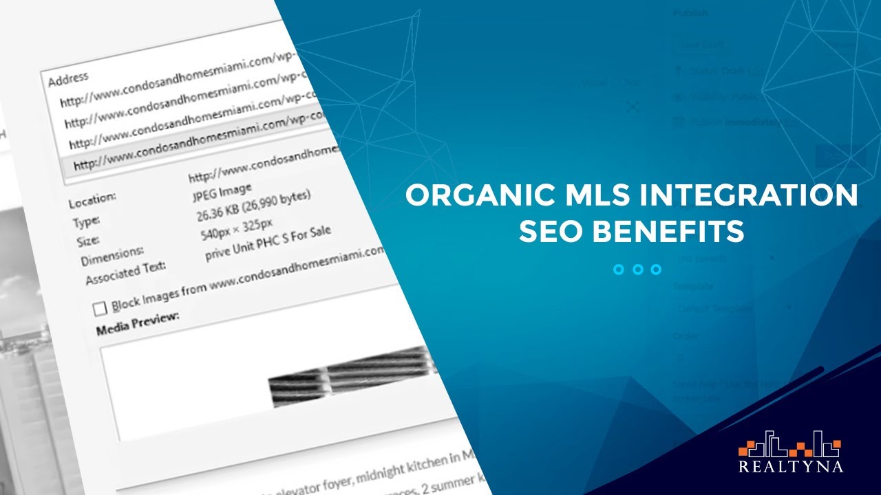 Organic MLS Integration SEO Benefits