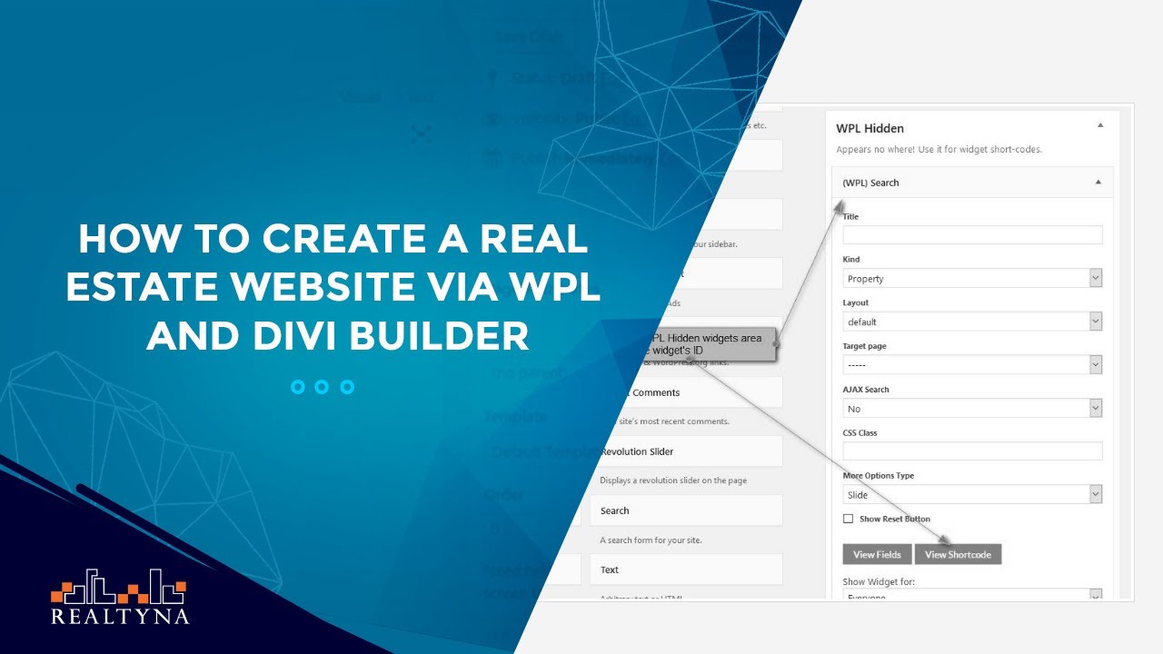How to create a real estate website via Divi Builder and WPL