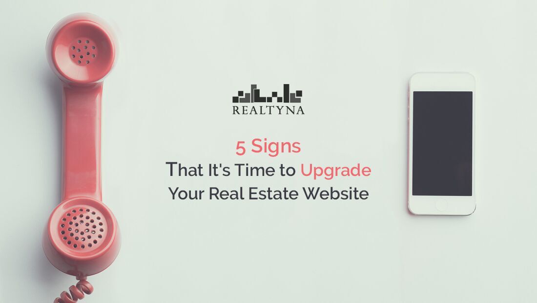 upgrade real estate website