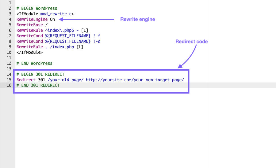 301 redirect tutorial