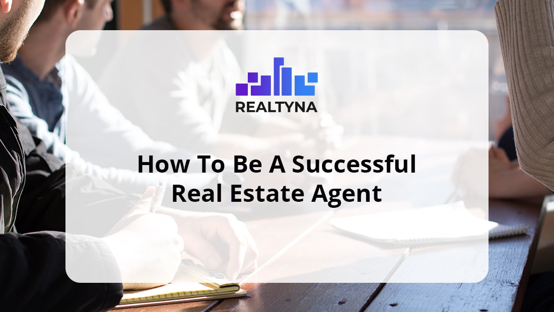 Successful real estate agent