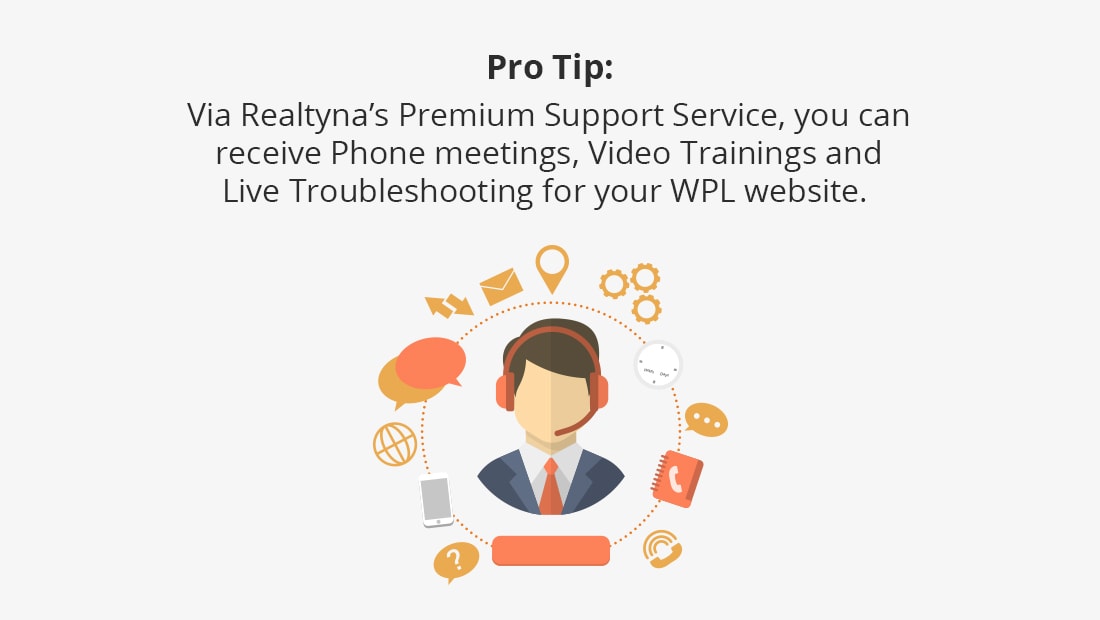 Realtyna's Premium Support Sevice