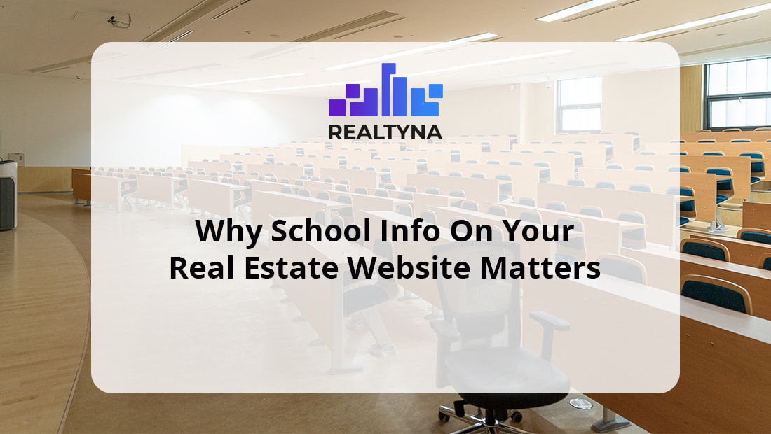 School Info on Your Real Estate Website