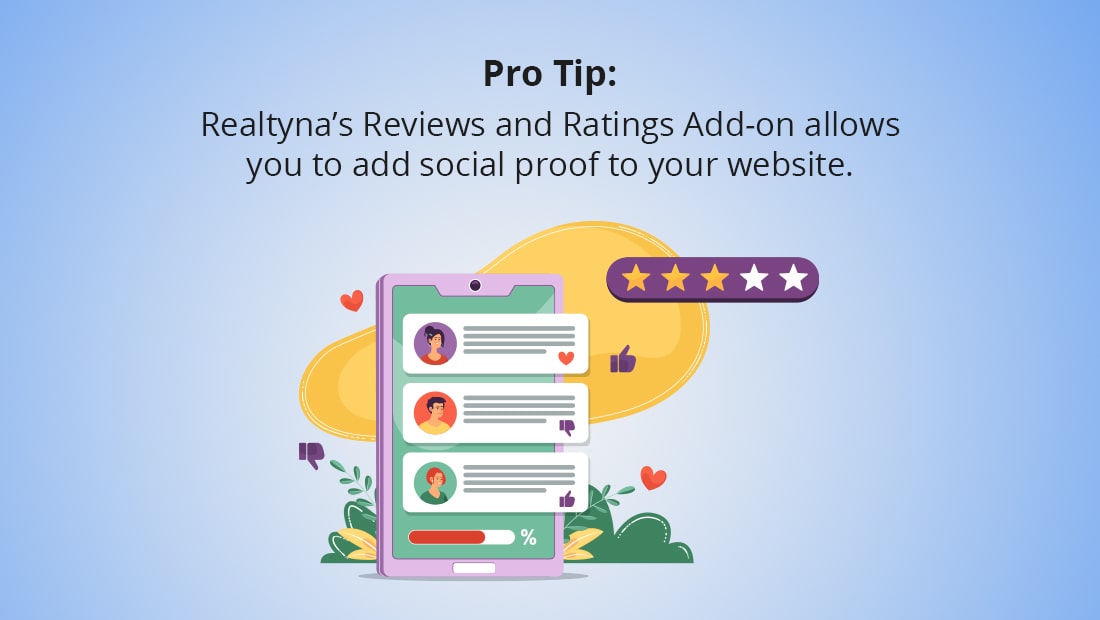Realtyna's Reviews and Ratings Add-on