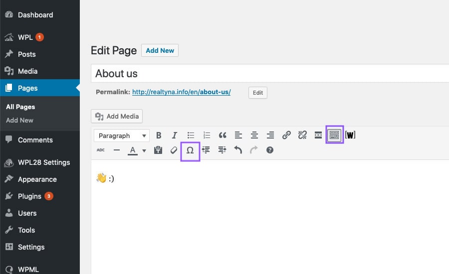 Add Emoji on WordPress