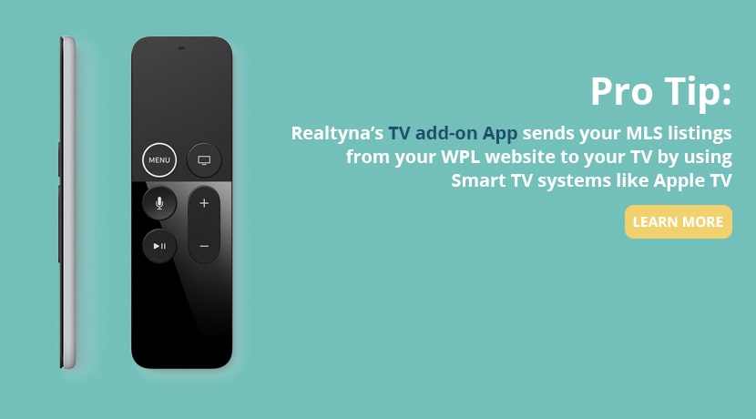 Realtyna's TV Add-on App