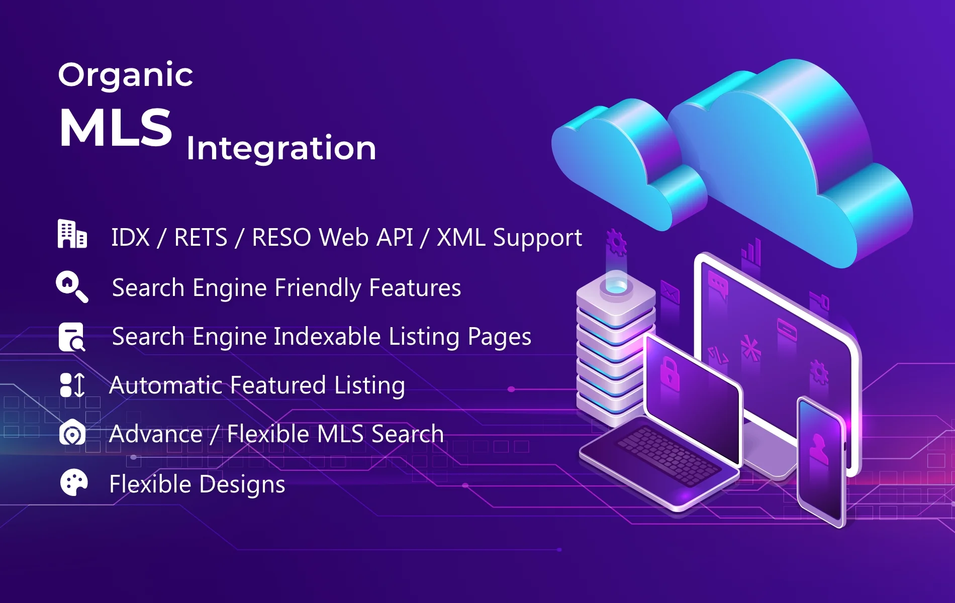 Organic MLS integration