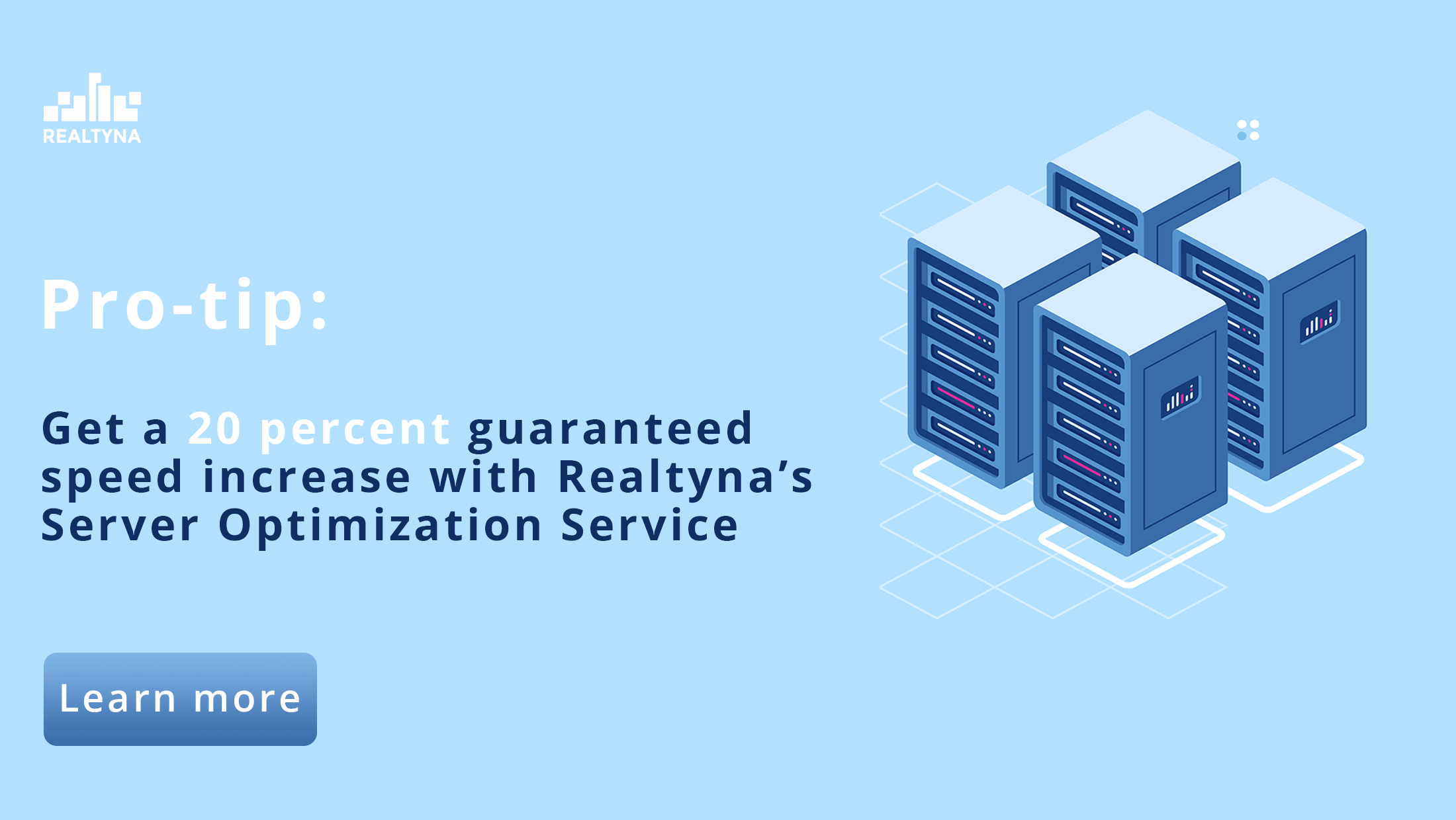 server optimization for real estate