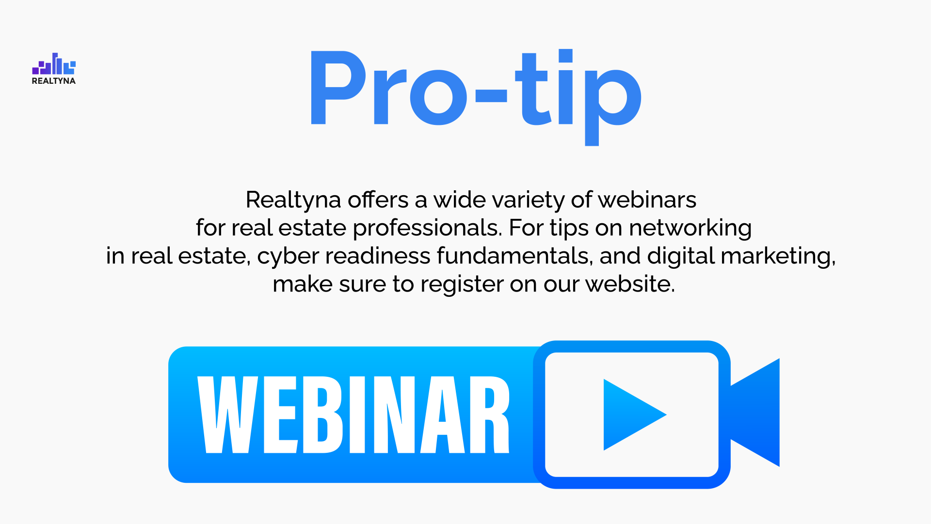 Realtyna's webinars