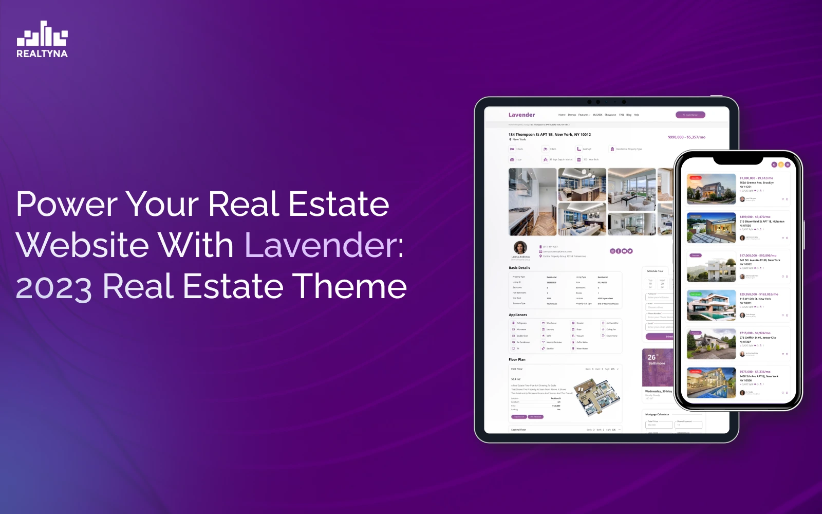 Power Your Real Estate Website With Lavender: 2023 Real Estate Theme