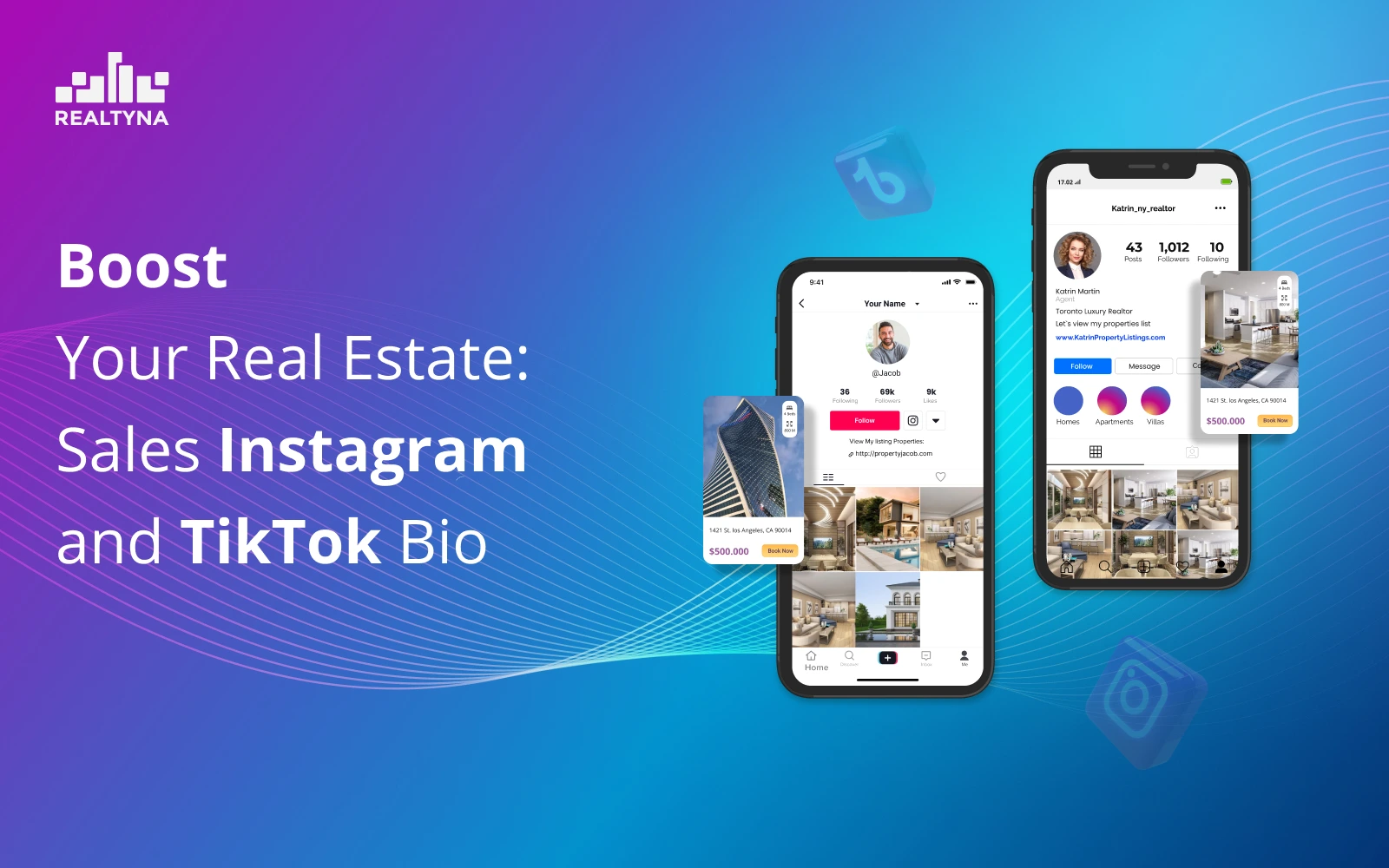 Boost Your Real Estate Sales: Instagram and TikTok Bio