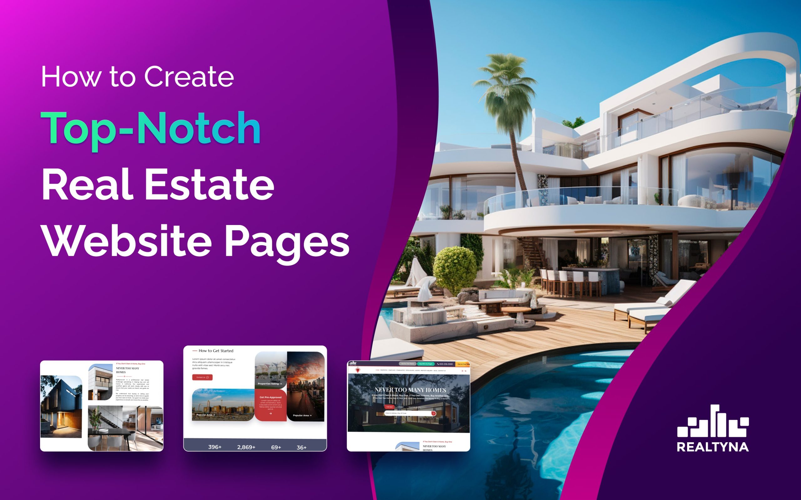 How to Create Top-Notch Real Estate Website Pages