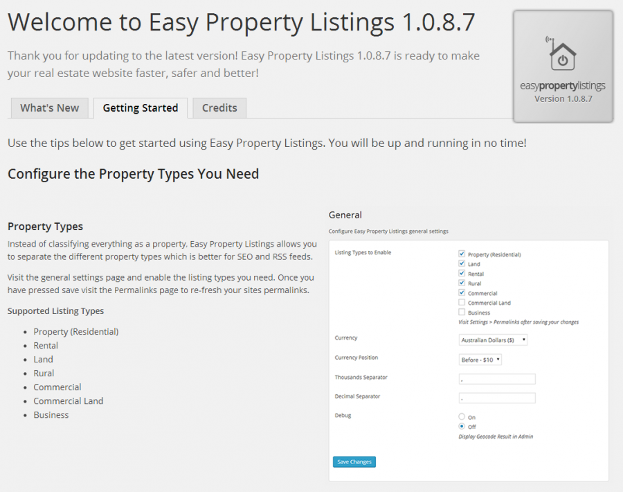 Easy Property Listings