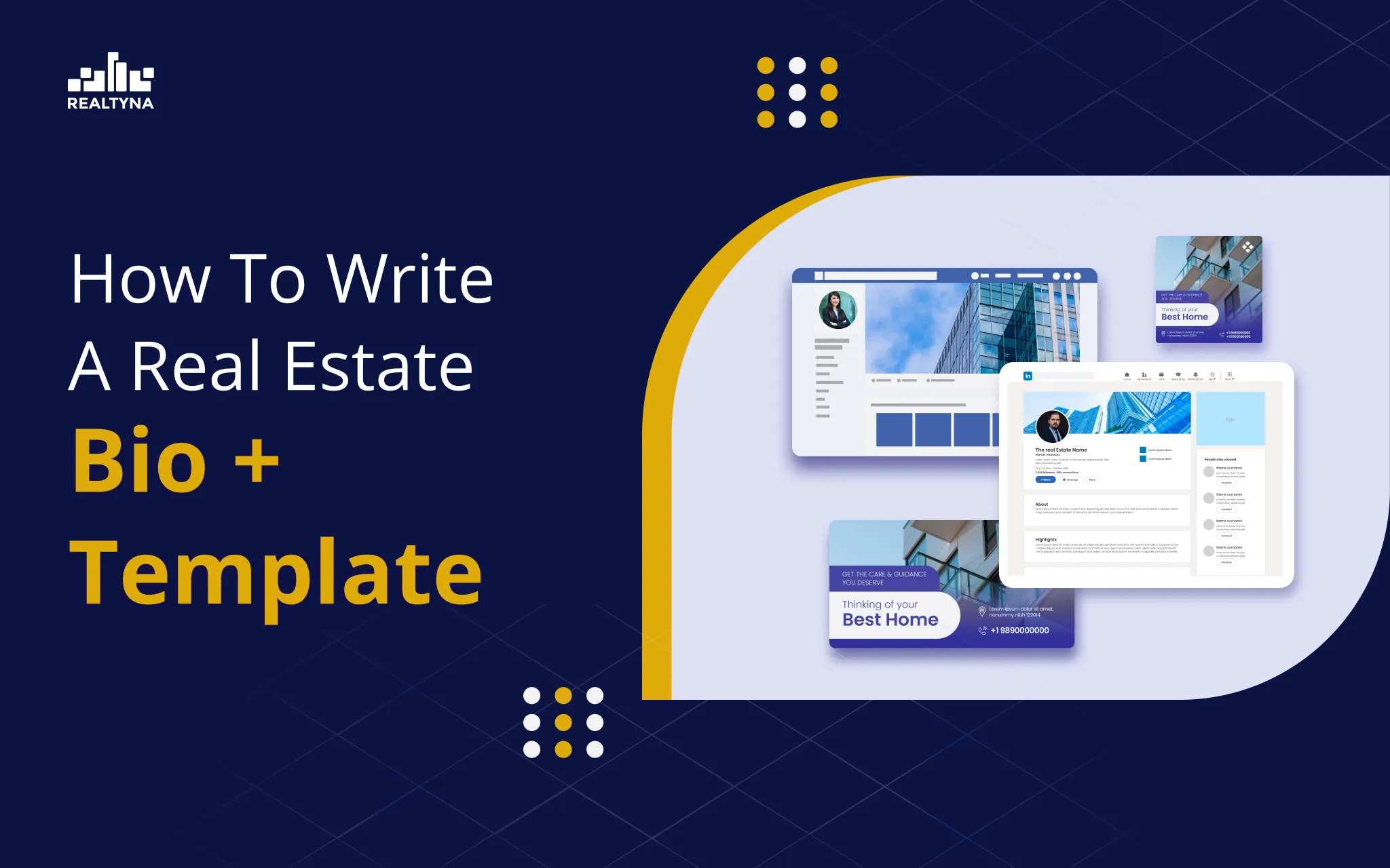 How To Write A Real Estate Bio + Template