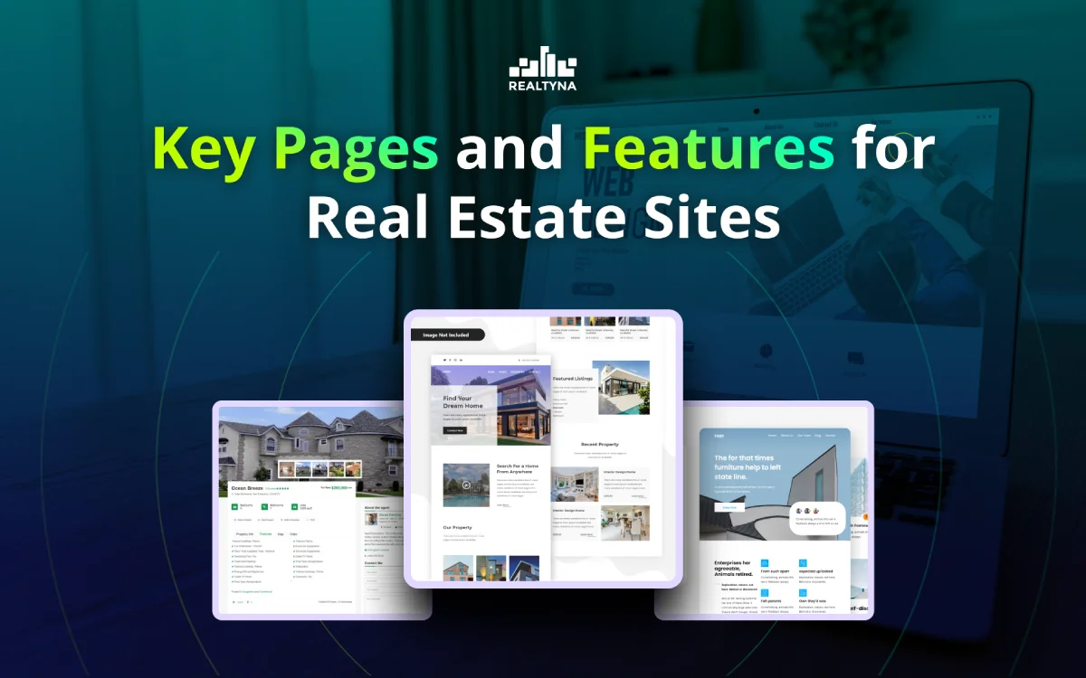 Key Pages and Features for Real Estate Sites