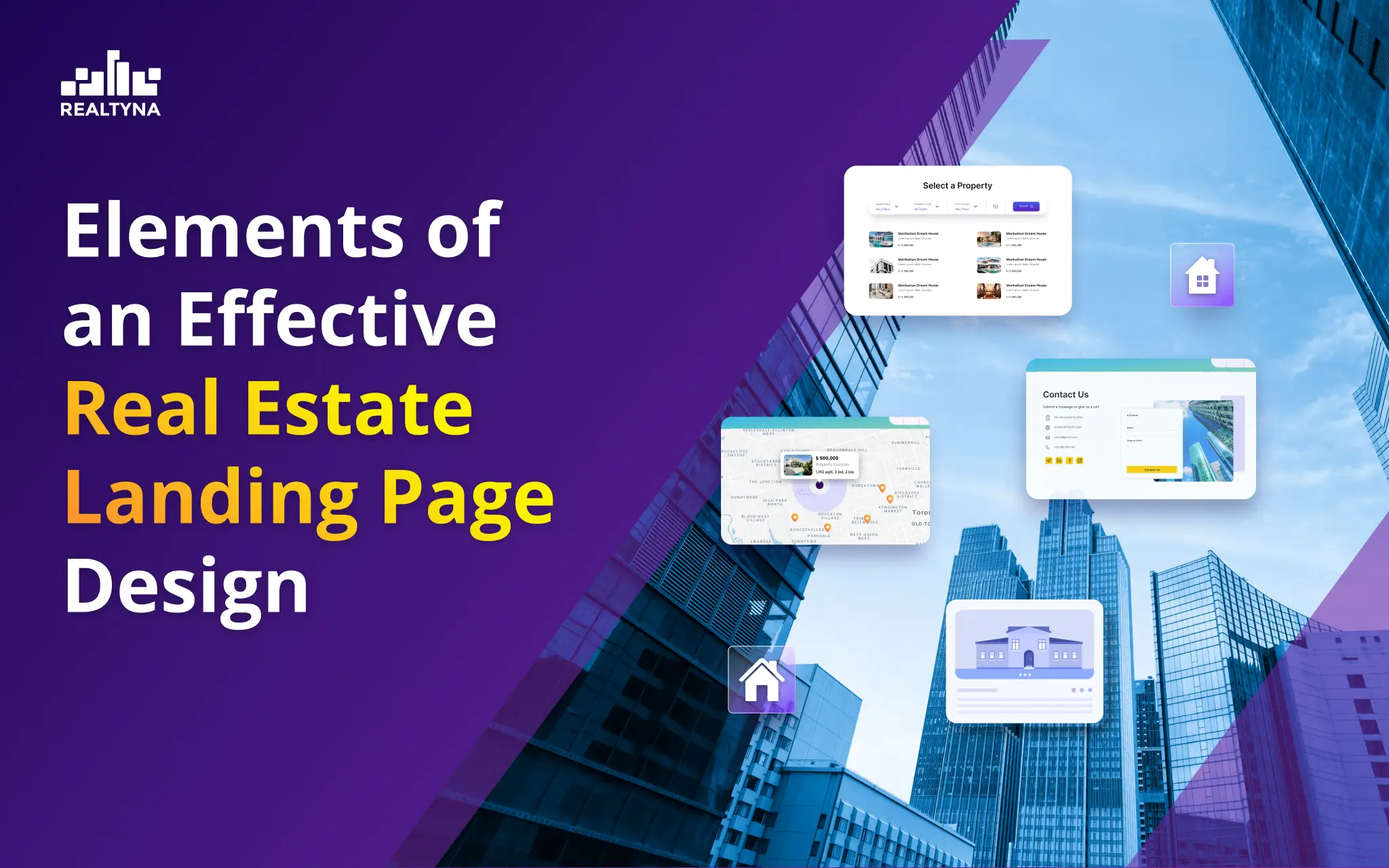 Elements of an Effective Real Estate Landing Page Design